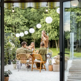people sitting at a table